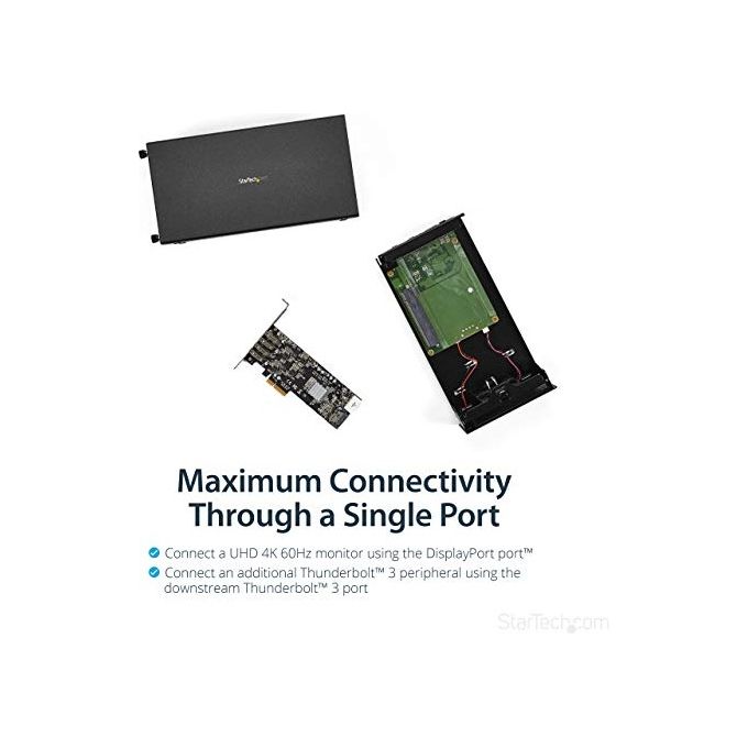 StarTech Chassis Telaio di Espansione Thunderbolt 3 a PCI Express con DisplayPort PCIe x16 Estensione Bus di Sistema 65W