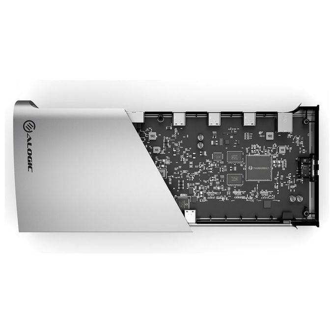 Alogic TB4D3TB Docking Station Thunderbolt 4 3 Porte 135 W Supporto 4K Ultra HD colore Nero