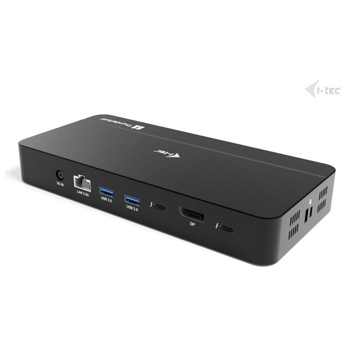 I-tec TB5TRIPLEDOCKM2PDIT Docking Station Thunderbolt 5 Triplo Display 8K M.2 NVMe PCIe Gen4 USB-C Power Delivery 140W 2.5G LAN colore Nero