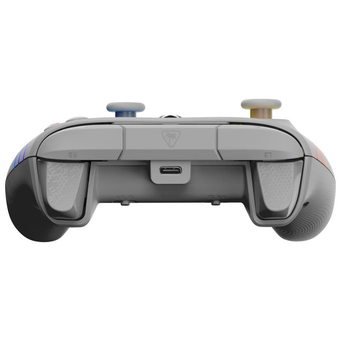 Turtle Beach 0840454400199 Afterglow Wave Controller Cablato per Xbox e PC con Illuminazione RGB Personalizzabile Pulsanti Posteriori Programmabili e Vibrazione Haptica colore Grigio