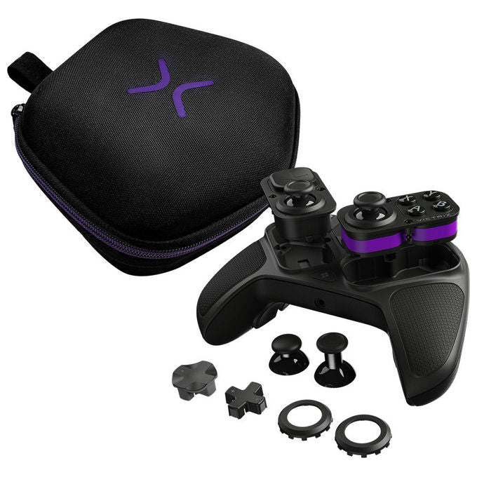 Turtle Beach TBC-5101-85 Victrix Pro BFG Controller Wireless per PC e Steam Deck con Trackpad di Precisione e Pulsanti Retroilluminati colore Grigio
