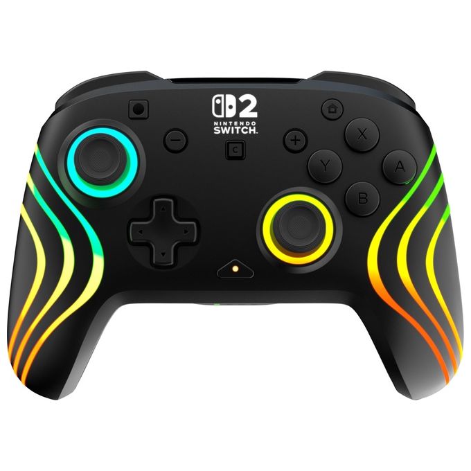Turtle Beach TBC-8106-05 Afterglow Controller da gaming wireless RGB con licenza ufficiale per Nintendo Switch 2 colore Nero