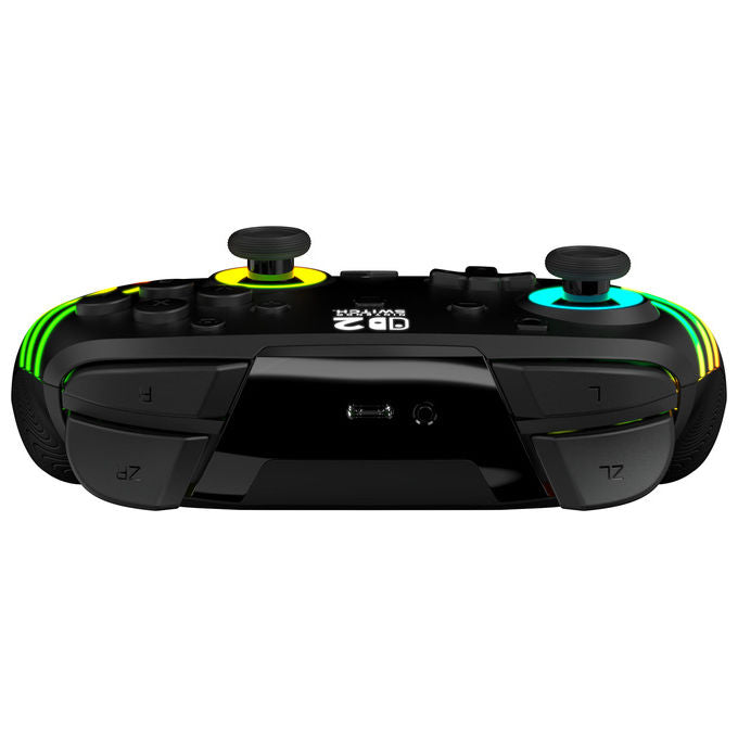 Turtle Beach TBC-8106-05 Afterglow Controller da gaming wireless RGB con licenza ufficiale per Nintendo Switch 2 colore Nero