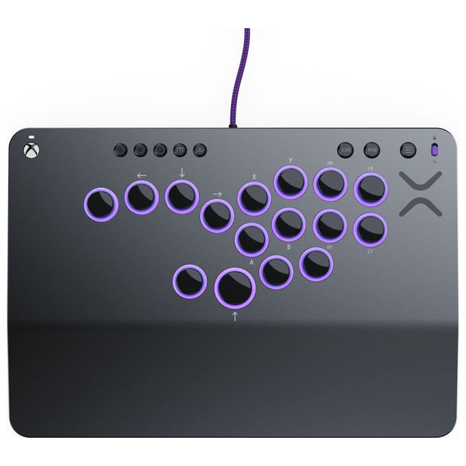 Turtle Beach TBF-2001-05 Victrix Pro KO Fight Stick 16 pulsanti programmabili Cherry MX Speed Silver compatibile Xbox Series X e PC colore Nero