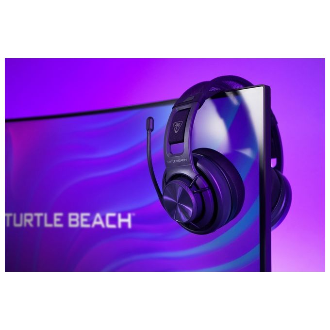 Turtle Beach TBS-5101-05 Atlas Air Auricolare Gaming Wireless 2,4 GHz + Bluetooth 5,2 Audio 24-bit 40 mm 50 h Batteria Cuffie Circumaurali con Microfono Staccabile colore Nero