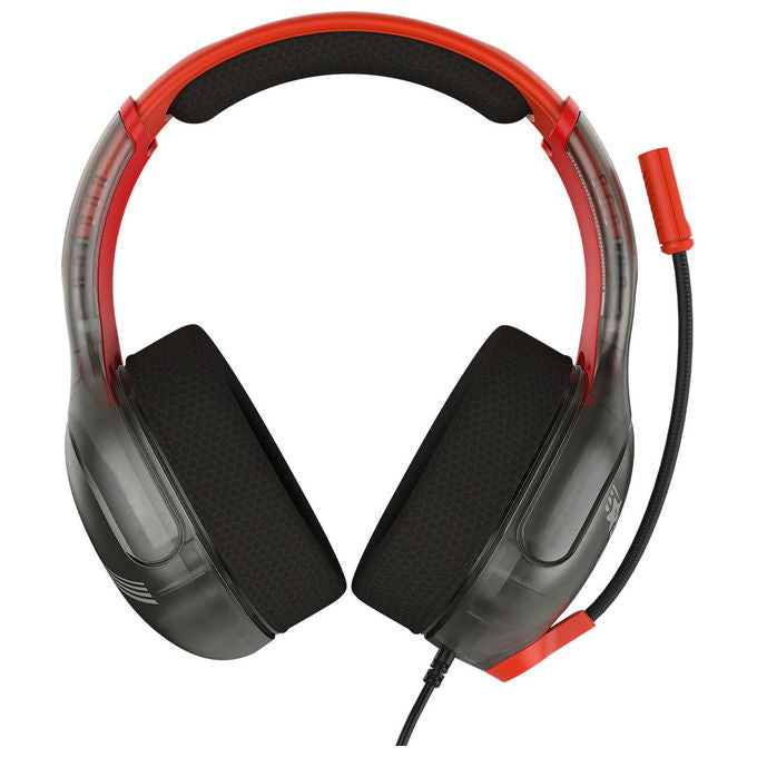 Turtle Beach TBS-8003-85 Airlite Fit Cuffie da gioco Over-Ear cablate Jack 3.5mm Nintendo Switch 2 Mario Star colore Nero Rosso