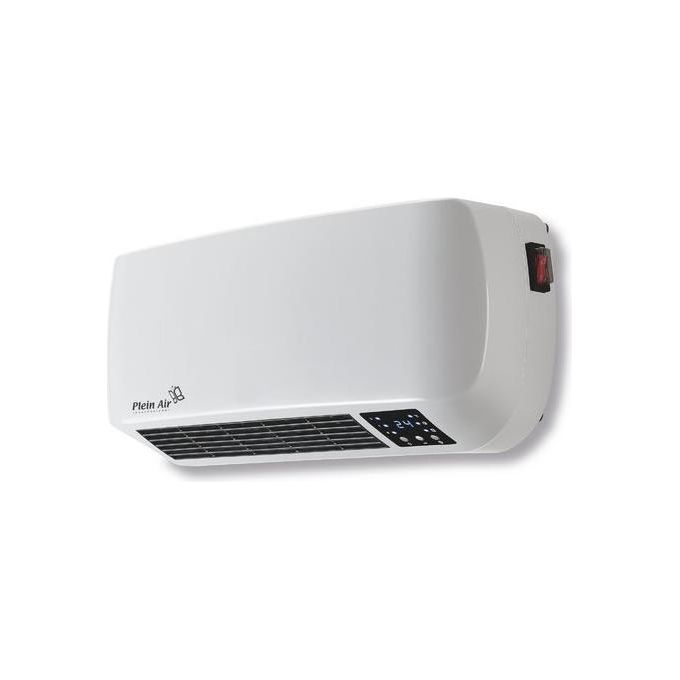 PLEIN AIR TC-TPD2000 Convex Termoconvettore a Parete 2000W Termostato Regolabile Timer Programmazione Settimanale Telecomando colore Bianco
