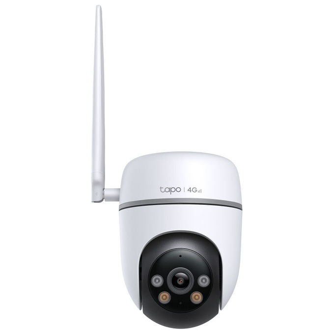 TP-Link TC40GW Tapo Telecamera IP Esterna Pan Tilt 4G LTE Wi-Fi PoE Full HD 1080P AI Detection IP66 360° colore Bianco