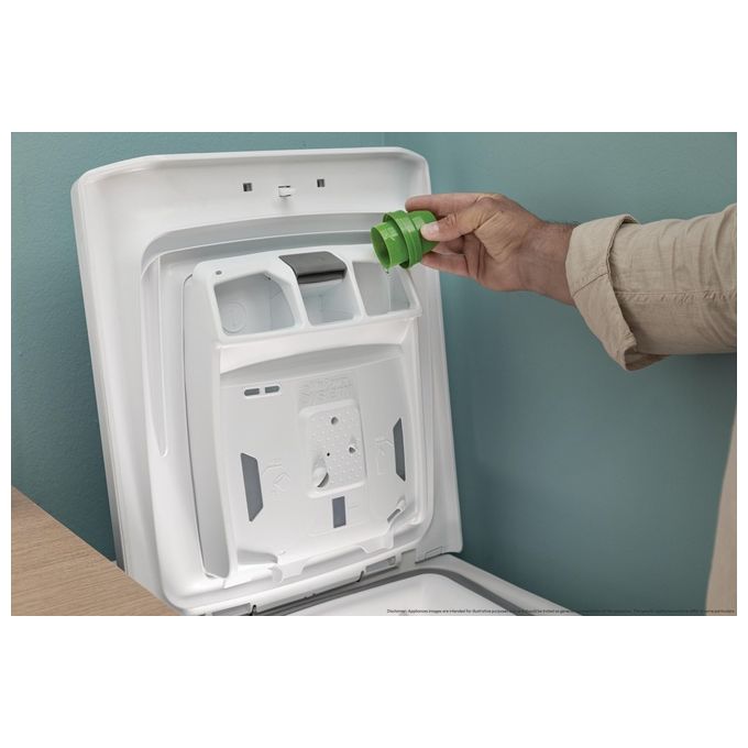Candy TCA273D3-S ProWash 300 Lavatrice Carica dall'alto 7 Kg 1200 rpm Classe C Bianco