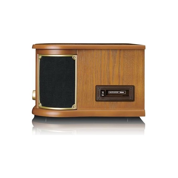 Lenco TCD-2571WD Giradischi con Radio DAB+ Lettore CD Bluetooth 5.0 Trazione a Cinghia 3 Velocita' 10 W colore Legno