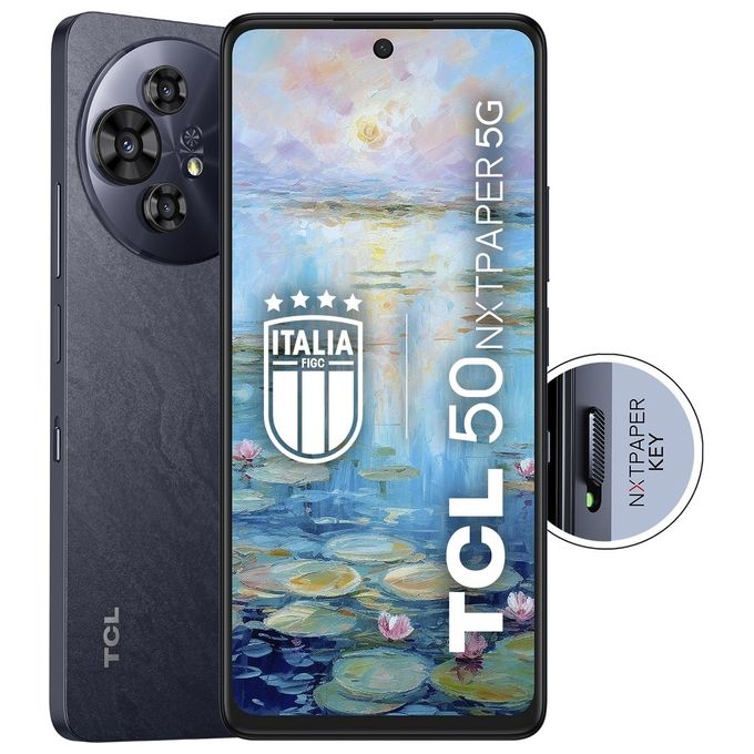 TCL T702D 50 NXTPAPER 5G Smartphone 6.78'' 8 GB 256 GB 120Hz 5010 mAh Dual SIM Android 14 colore Moon Gray