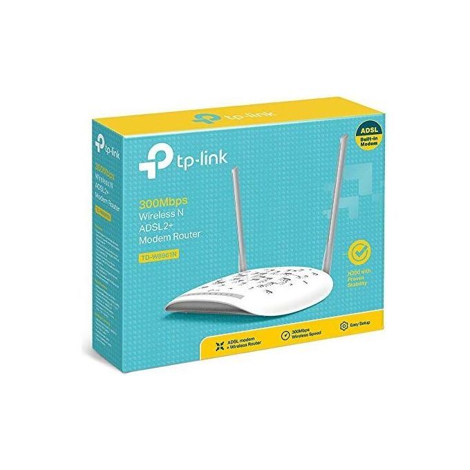 TP-LINK TD-W8961N Router wireless modem DSL switch a 4 porte 802.11b-g-n 2,4 GHz