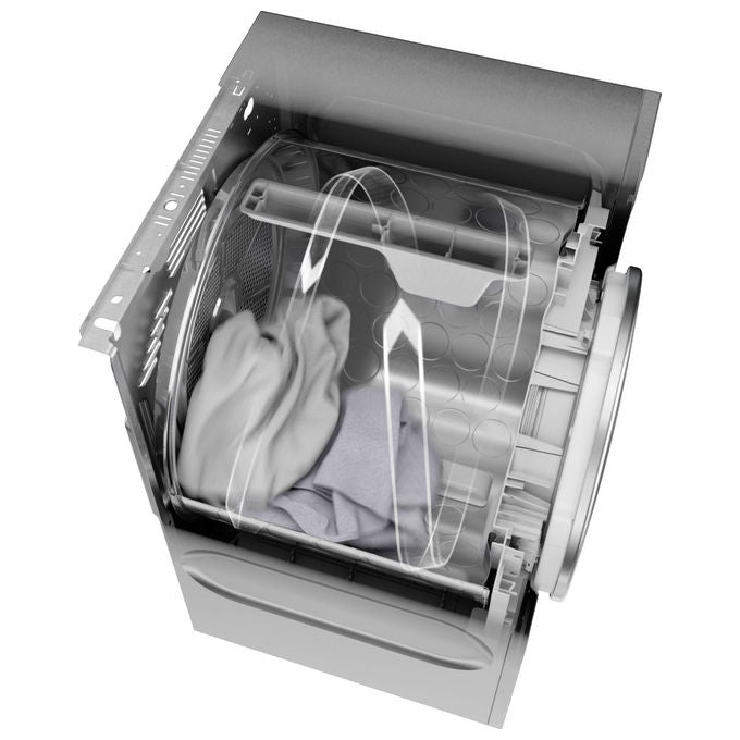 Asko TDC1773V.T Asciugatrice a Ventilazione 7 Kg Classe C 17 Programmi Sensore Umidita' Avvio Ritardato 24h (85x59,5x65,4 cm) colore Titanio