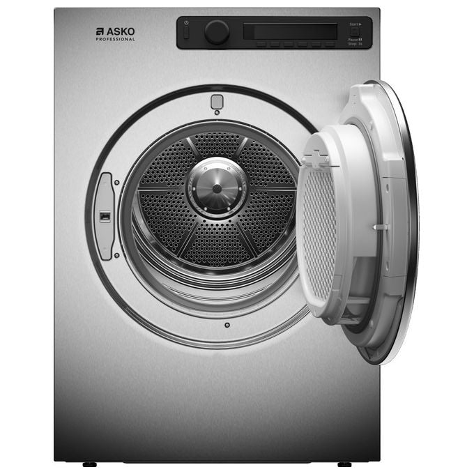Asko TDC1773V.T Asciugatrice a Ventilazione 7 Kg Classe C 17 Programmi Sensore Umidita' Avvio Ritardato 24h (85x59,5x65,4 cm) colore Titanio