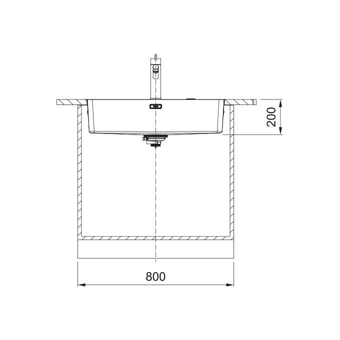 Franke Mythos Myx 210 70 Inox Satinato