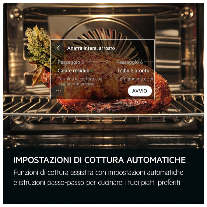 AEG Forno Elettrico 71 Litri Multifunzione Grill Classe A++ Nero
