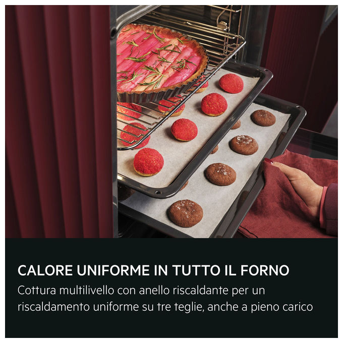 AEG Forno Elettrico 71 Litri Multifunzione Grill Classe A++ Nero