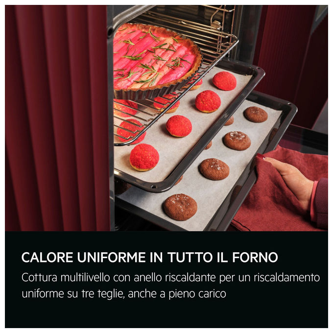 AEG Forno Elettrico 71 Litri Multifunzione Grill Classe A++ Nero
