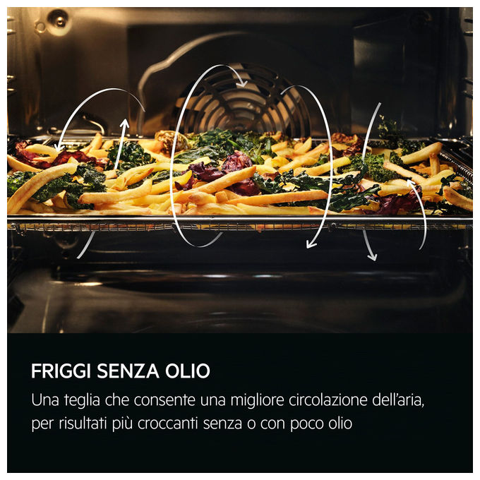 AEG Forno Elettrico 71 Litri Multifunzione Grill Classe A++ Nero