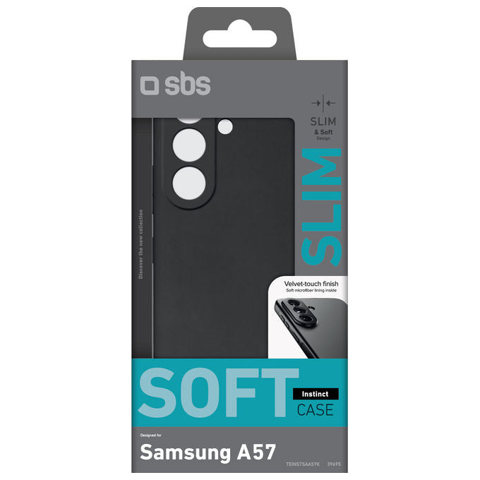 SBS TEINSTSAA57K Instinct Cover per Samsung Galaxy A57 TPU Resistente agli Urti colore Nero