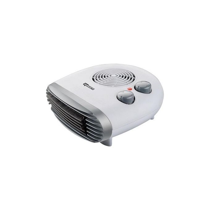 Termozeta TZR12 Termoventilatore Orizzontale 2000W 2 Livelli di Potenza Termostato Regolabile colore Bianco