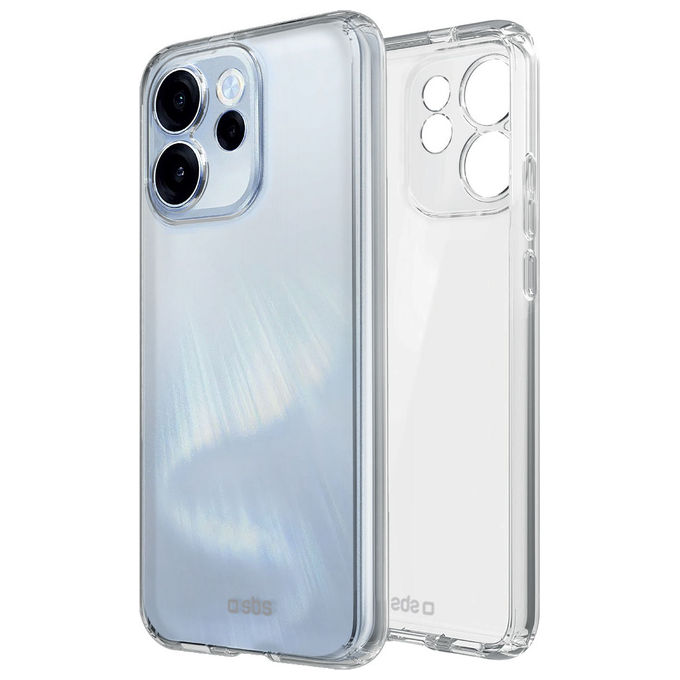 Sbs cover custodia per Oppo Reno 15F e 15FS, TPU flessibile, ultra sottile 0,3 mm, trasparente, protezione graffi