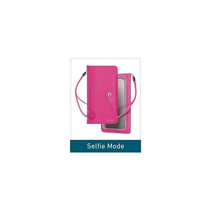 Sbs Pink Splash Wallet per Smartphone fino a 6.8'' Splash Resistant