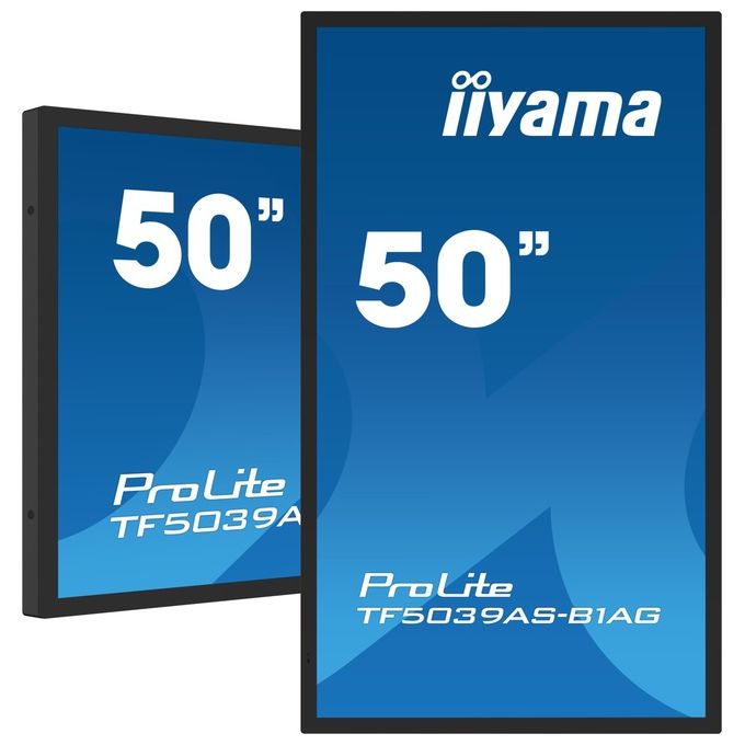 Iiyama ProLite TF5039AS-B1AG, monitor touch 50 pollici, PCAP 40 punti, 4K UHD, Android 11, All-in-One, iiSignage²