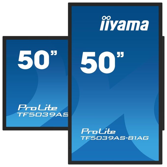 Iiyama ProLite TF5039AS-B1AG, monitor touch 50 pollici, PCAP 40 punti, 4K UHD, Android 11, All-in-One, iiSignage²