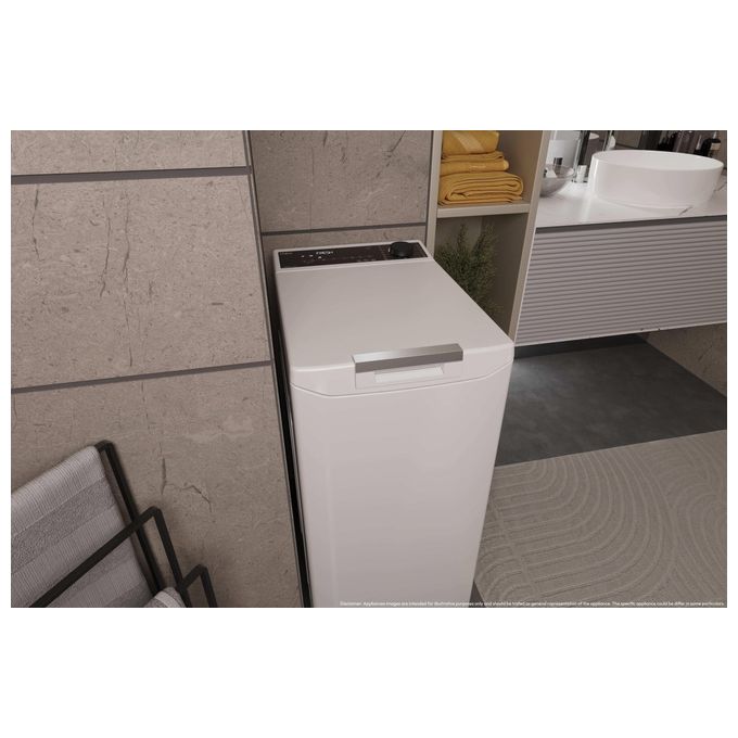 Haier THASN276TM7-S T Series 7 Lavatrice Carica dall'Alto 7 Kg 1200 rpm Classe A Inverter Vapore Wi-Fi (86x40,5x60 cm) colore Bianco