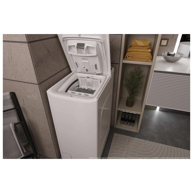 Haier THASN276TM7-S T Series 7 Lavatrice Carica dall'Alto 7 Kg 1200 rpm Classe A Inverter Vapore Wi-Fi (86x40,5x60 cm) colore Bianco
