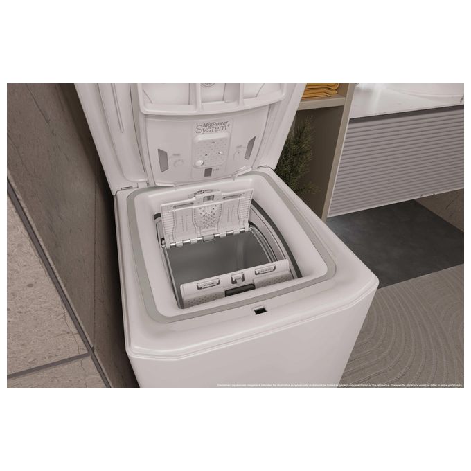 Haier THASN276TM7-S T Series 7 Lavatrice Carica dall'Alto 7 Kg 1200 rpm Classe A Inverter Vapore Wi-Fi (86x40,5x60 cm) colore Bianco