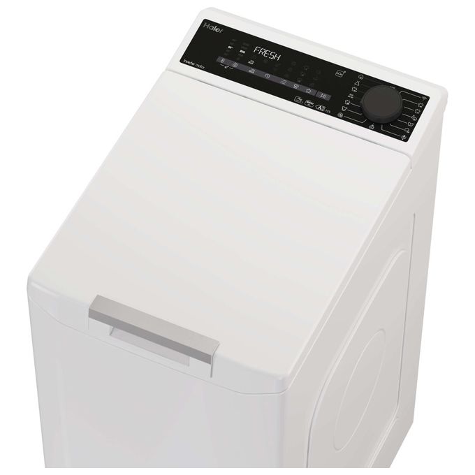 Haier THASN276TM7-S T Series 7 Lavatrice Carica dall'Alto 7 Kg 1200 rpm Classe A Inverter Vapore Wi-Fi (86x40,5x60 cm) colore Bianco