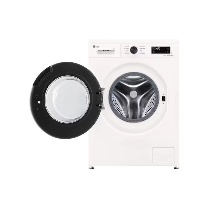 LG F2NX10S7NWB Slim Lavatrice Caricamento Frontale 7 Kg 1200 rpm Classe A Inverter Direct Drive Vapore Wi-Fi (85x60x44 cm) colore Bianco