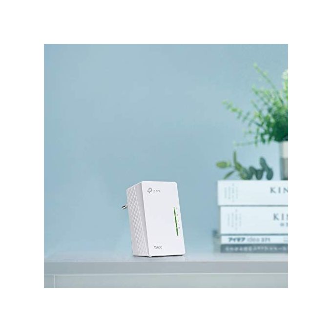 TP-Link TL-WPA4220 Powerline Extender WiFi AV600 Mbps Wireless N 300 Mbps HomePlug AV2 2 Porte Ethernet Plug and Play