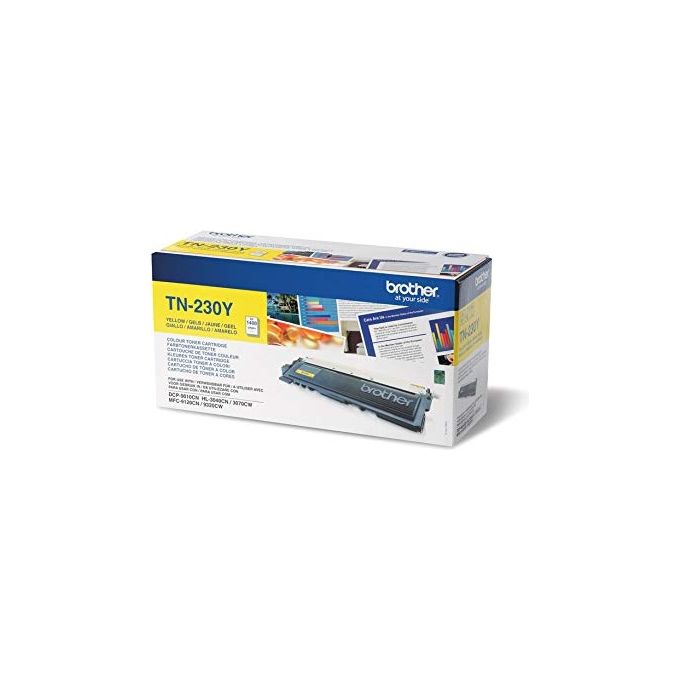 Brother Toner giallo TN-230Y da 1.400 pagine per Serie 230 (DCP 9010CN MFC 9120CN MFC 9320CW HL-3040 CN HL-3070 CW)