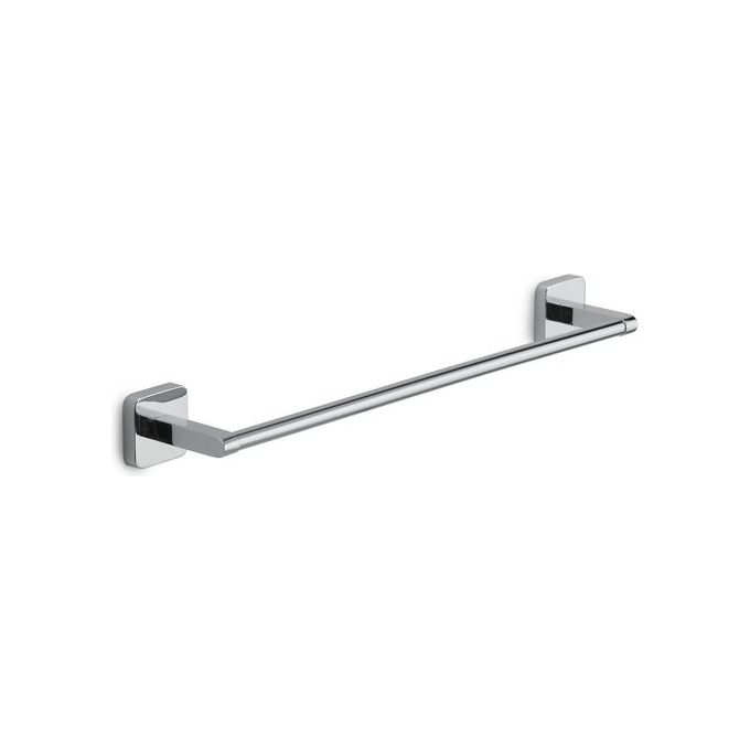 Gedy TO21 Tonga Porta Asciugamani da Parete 45 cm Acciaio Inox Fissaggio Viti o Adesivo Portata 7 Kg colore Cromo Lucido