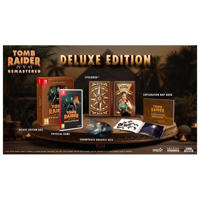 Aspyr Media Tomb Raider IV-VI Remastered Starring Lara Croft Deluxe Edition Nintendo Switch
