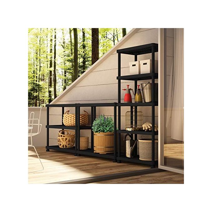 Terry Scaffale 4 Ripiani Portata 100 Kg 60x30x132 Cm