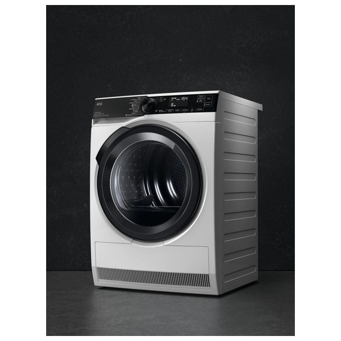 AEG TR9HH8AY Serie 9000X Asciugatrice Pompa di Calore 8 Kg Classe A WiFi SmartDry 3DScan 60 dB (85x59.6x63.6 cm) colore Bianco