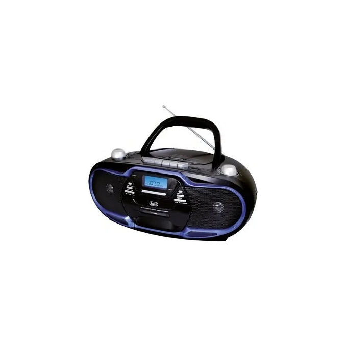 Trevi Radioregistratore Cd-mp3-usb con cassette Presa Cuffia Blu