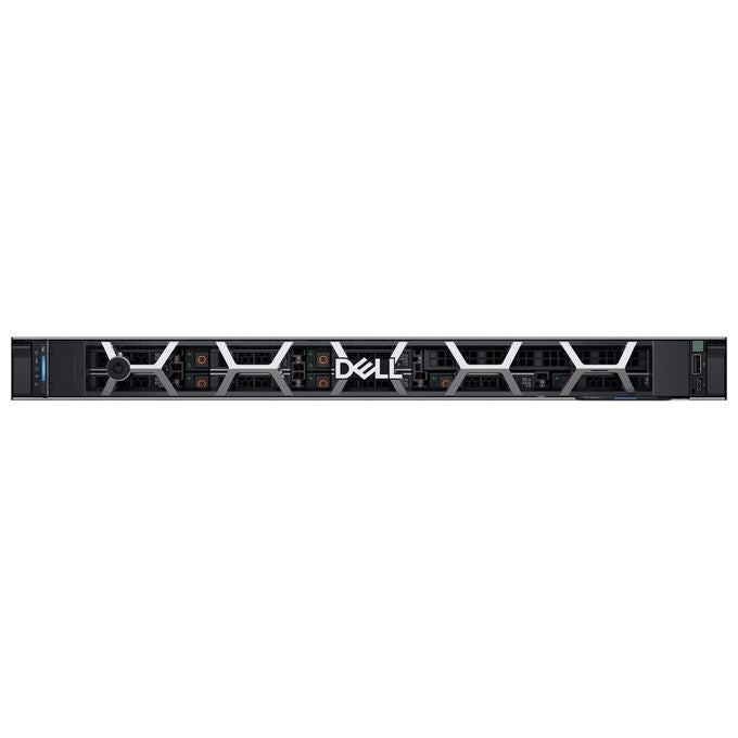 Dell PowerEdge R360 server rack 1U, Intel Xeon 6 6357P 3 GHz, 32 GB DDR5, 2x480 GB SSD SATA III, alimentazione ridondante 700 W, iDRAC9