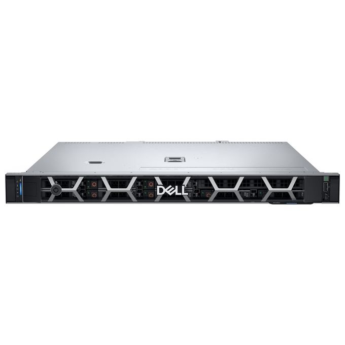 Dell PowerEdge R360 server rack 1U, Intel Xeon 6 6357P 3 GHz, 32 GB DDR5, 2x480 GB SSD SATA III, alimentazione ridondante 700 W, iDRAC9