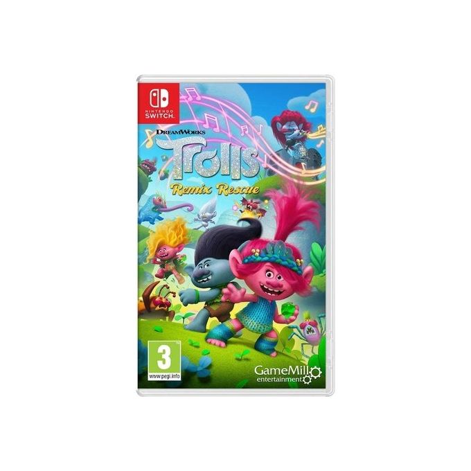 GameMill 5060968301200 Trolls Remix Rescue Gioco Nintendo Switch Azione Avventura Multigiocatore Locale PEGI 3