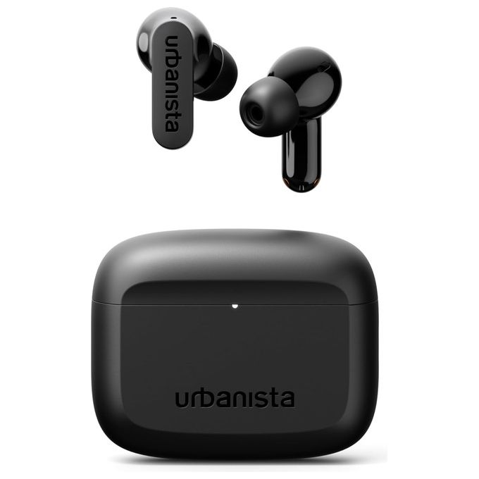 Urbanista 55407 Palo Alto Auricolari True Wireless In-ear ANC Bluetooth 5.3 6 Mic IP54 45h USB-C colore Nero