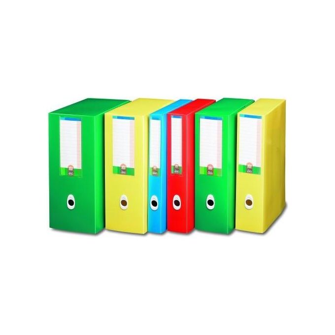 Fellowes U212VE Scatola Progetto Plus 12 Eko Portadocumenti A4 Dorso 12 cm Chiusura Bottone colore Verde