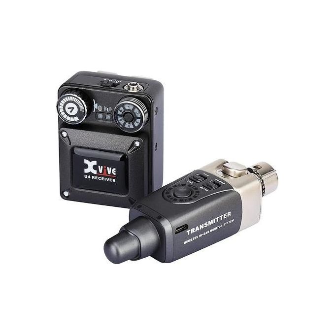 Xvive XV-U4 Sistema In Ear Monitor Wireless 2,4 GHz 6 canali 27 m latenza 5 ms 24bit 48kHz autonomia 5 ore