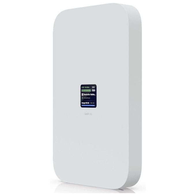 Ubiquiti U5G-MAX UniFi 5G Max Modem Wireless 3.4 Gbps 5G LTE PoE 1x 2.5GbE RJ-45 colore Bianco