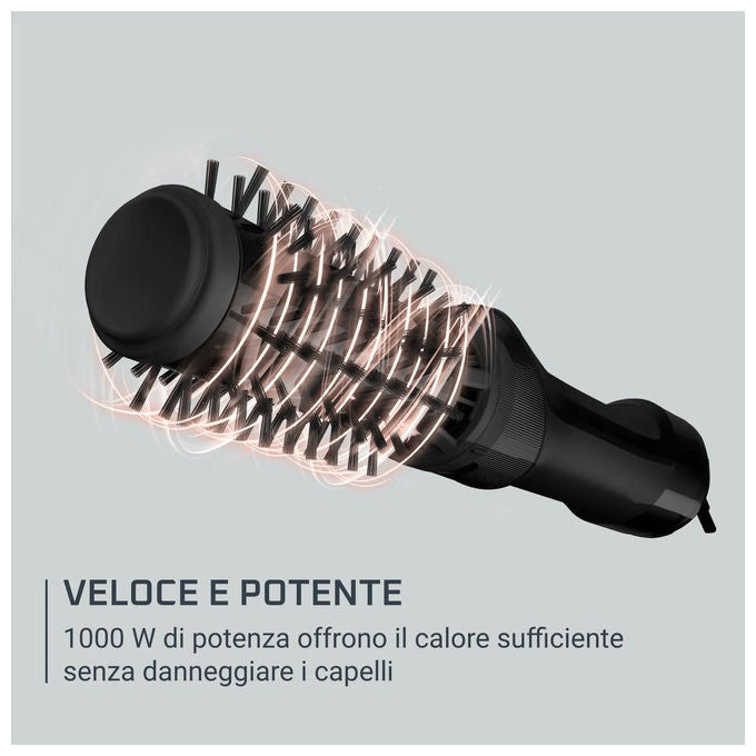 Rowenta UB9520F0 Brush Activ Spazzola ad Aria Calda Rotante Ionica 1000W 2 velocita' colore Nero