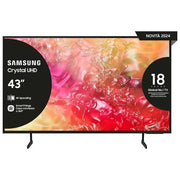 Samsung UE43DU7170UXZT Crystal Smart TV LED 43'' 4K UHD Processore Crystal 4K HDR10+ OTS Lite Q-Symphony Gaming Hub colore Nero
